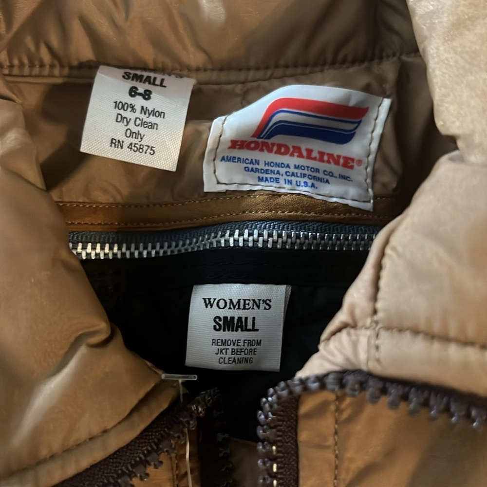 Hondaline 1970s DuPont Nylon Vintage Bomber Jacket NWT - Picture 10 of 13